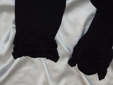 Kvalitné čierne silonkové legíny, s