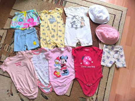 Letný balík oblečenia 74-80, 68–80