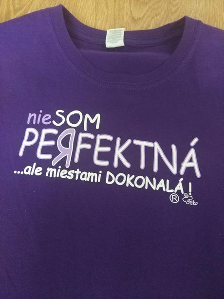 Tricko s napisom s/m, s