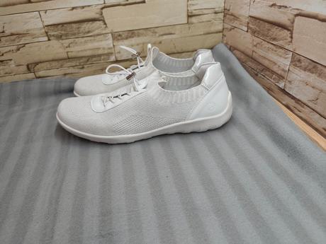 Rieker - remonte 43 - dámske bielo strieborné teni, rieker,43