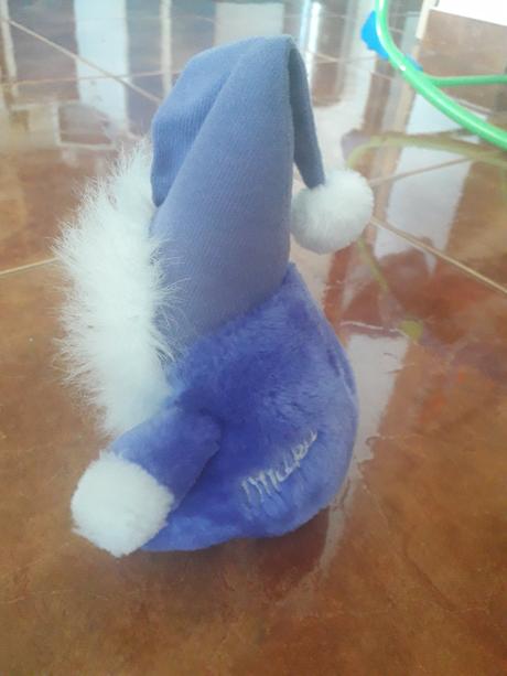 Zimný škriatok plyšový milka retro, 