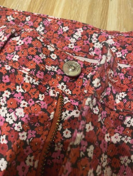 Kvietkované nohavice, h&m,40