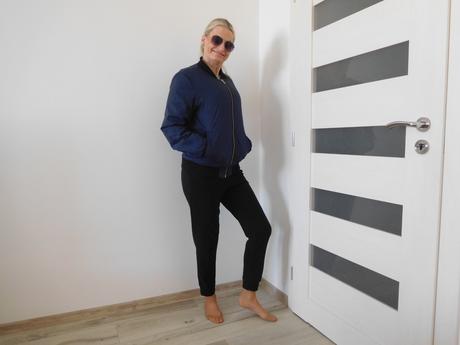 Jack jones s, modrá bunda dámska oversize, s