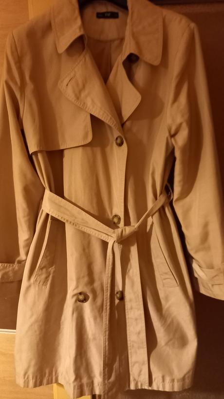 Dámsky prechodný kabát béžový, f&f,46