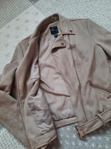 Semišová bundicka, new look,s