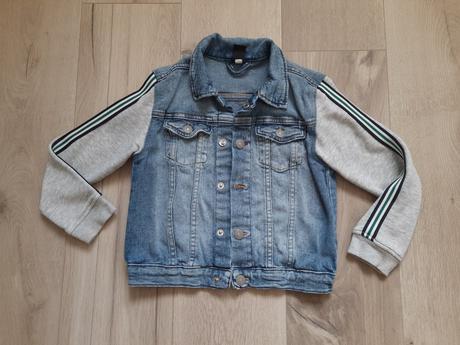 Riflová bundička 122 darujem, denim,122