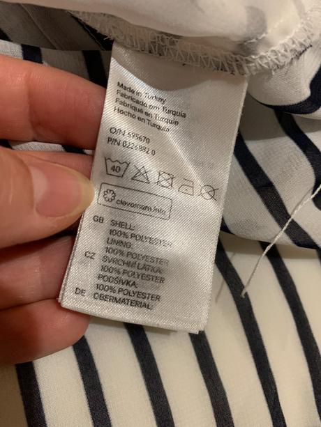 Blúzkový top, h&m,36