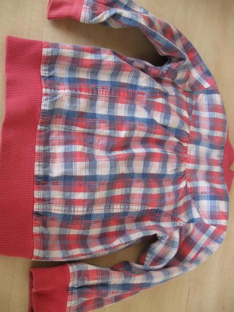 Károvaná jarná/jesenná bundička, dopodopo,116