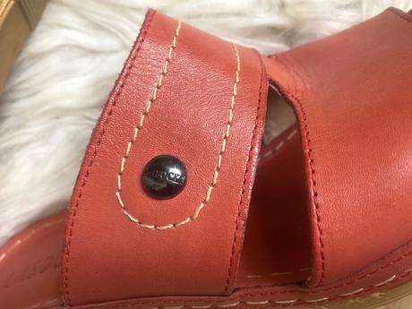 Kožené šľapky na platforme lasocki, lasocki,38