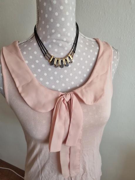 Ružový elastický top 38, 38