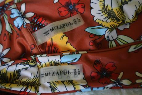 Bikiny zaful s kvetinovým vzorom, veľ. m, m