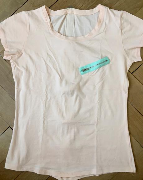 Tričko so zipsom, h&m,164