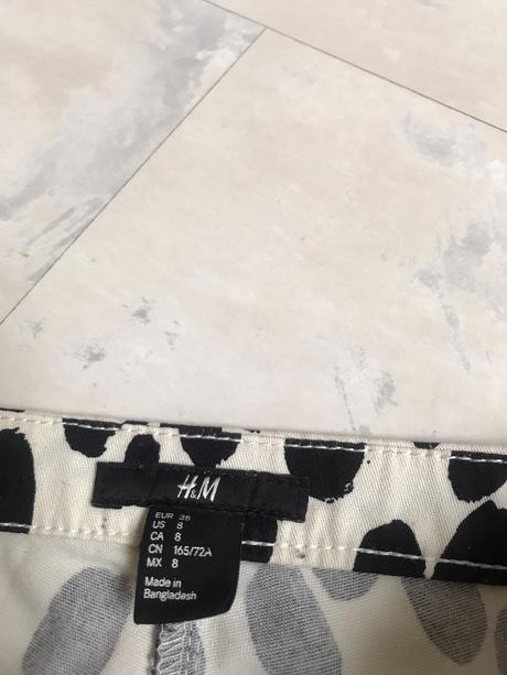 Nohavice dalmatínec, h&m,38