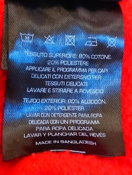 Pánska červená mikina klokanka s nápismi, snipes, m