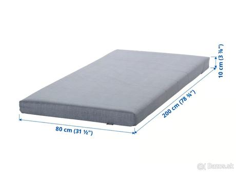 Tvrdý penový matrac ikea ågontes 80x200,