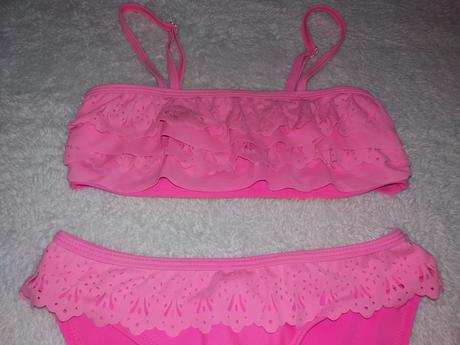 Dvojdielne -ruzove plavky, 140