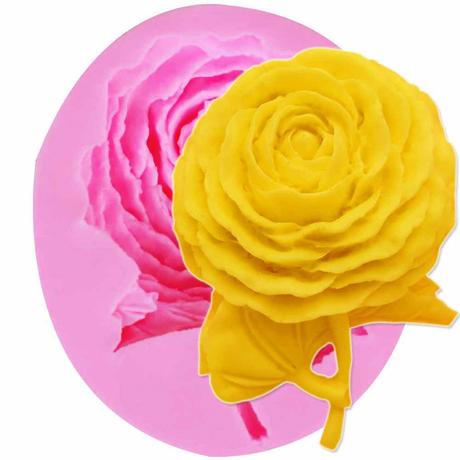Silikónová forma ruža so stonkou sf-297, 