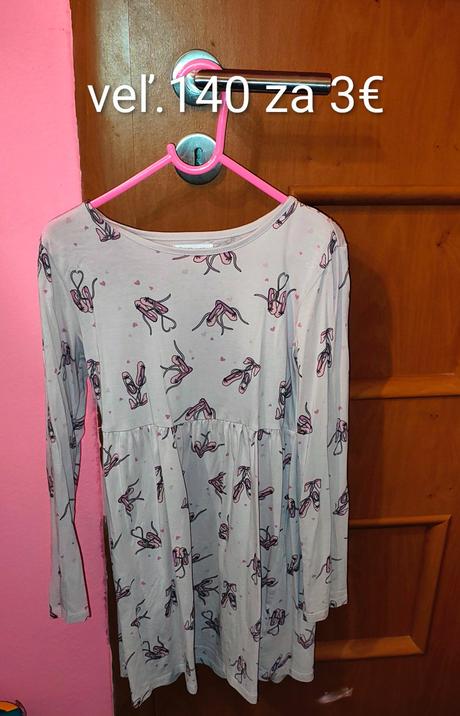 Šaty s dlhým rukávom veľ.140, sinsay,140