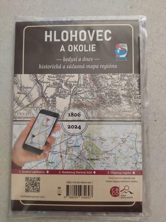 Hlohovec a okolie - historická a súčasná mapa reg.,