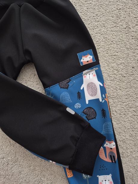 Softshellove nohavice s reflexnymi prvkami, 104 / 110 / 116