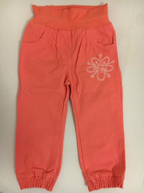 Nohavice/riflicky v pase a dole na gumu, lupilu,92