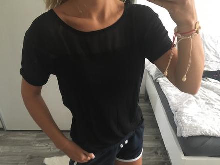 Tričko so satenovym vrchom, reserved,xs