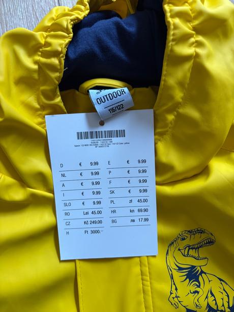 Bunda do dažďa kiki&koko veľ. 116/122, kiki&koko,116