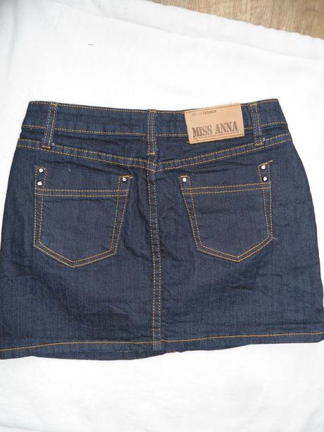 Rifľová sukňa v top stave, 36