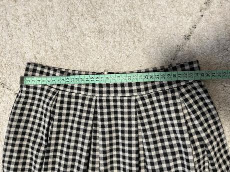 Károvaná sukňa, s