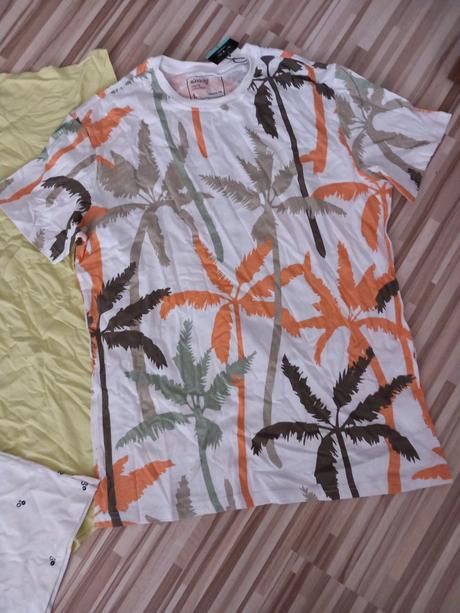 2x tričko 1x polokošeľa, l / xl