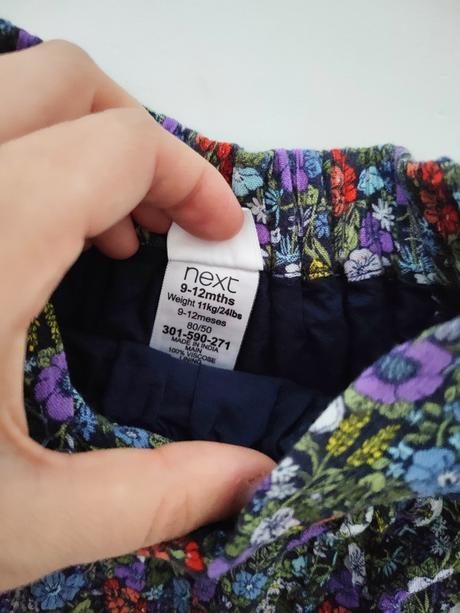 Kvietkovaná suknička next, next,80