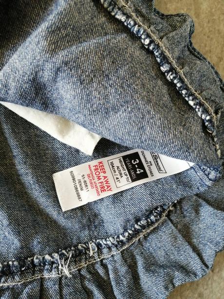 Riflové šaty v 98-104, 3-4r zn st bernard, 98