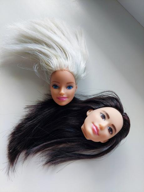 Barbie hlavy 2ks, 