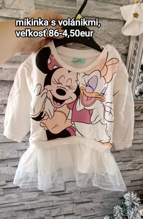 Minnie mikinka s volánikom, disney,86