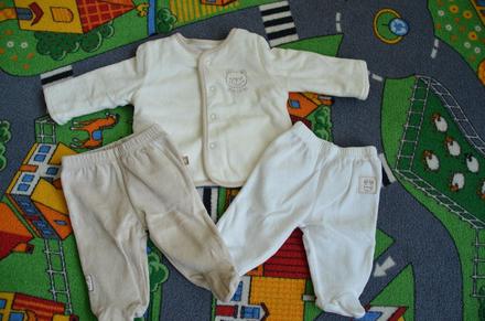 Zamatový kabátik a tepláčiky., f&f,56