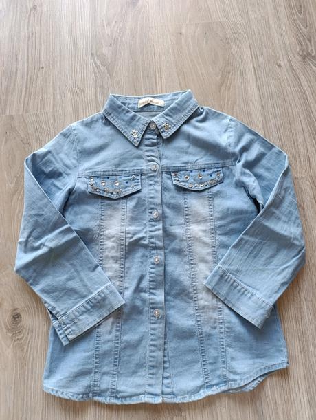 Dievčenská riflová košeľa, 122