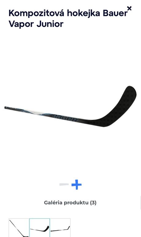 Kompozitová hokejka bauer, bauer