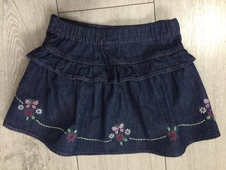 Dievcenska riflova sukna 18-24 mesiacov, cherokee,92