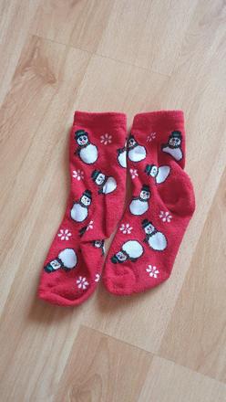 Snehuliacke ponožky 34/35, 34