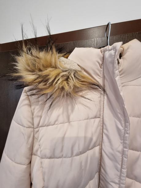 Béžová zimná bunda, l