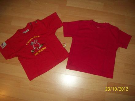 2x tričko, 80