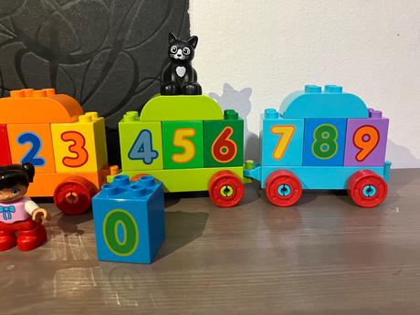 Lego duplo vláčik s číslami, 