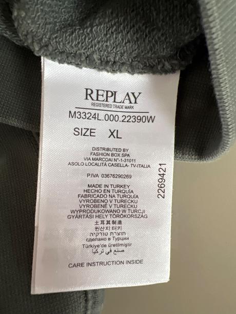 Replay pánska mikina, replay,xl