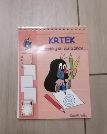 Pracovný zošit krtko písmená, čísla, čas,