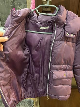 Zimná bunda, h&m,134