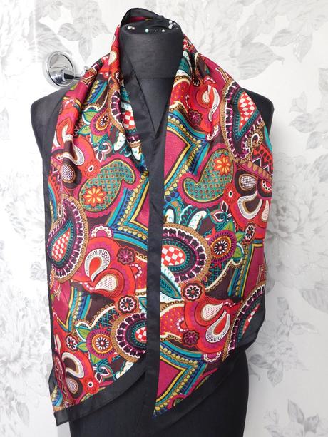 Luxusny hodvabny šal, s