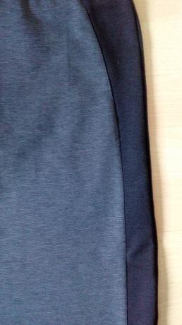 Sivo-cierna elastická sukna, s