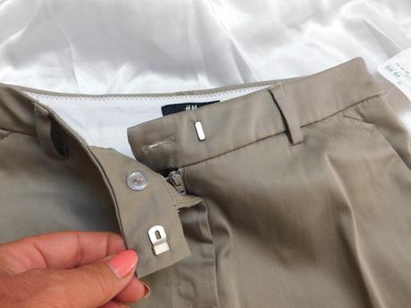 Damske trendy elegantne nohavice, h&m,34