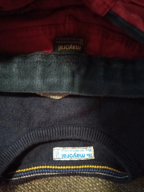 Pletený mayoral sveter pes bígl a mayoral nohavice, mayoral,86