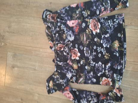 Kvetinové tricko h&m, h&m,m